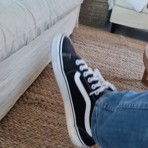 Vans Black and White Old Skool Sneakers